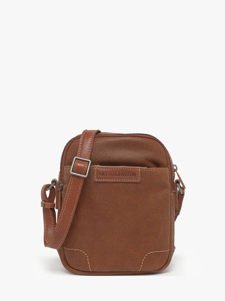 Sac Bandoulière Joseph Cuir Arthur & aston Marron marco 8