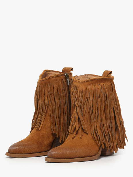 Santiago Laarzen Uit Leder Metisse Bruin women XD2125 ander zicht 1