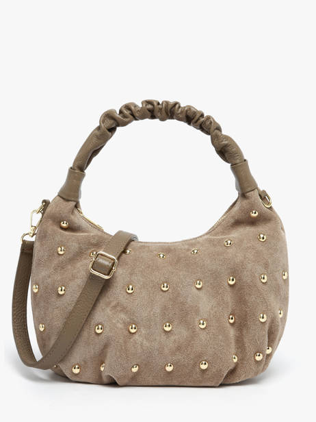 Sac Porté épaule Velvet Studs Milano Beige velvet studs VS25094