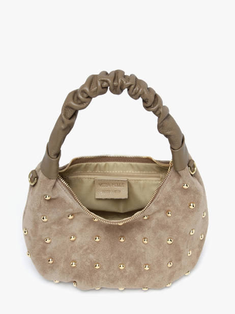Sac Porté épaule Velvet Studs Milano Beige velvet studs VS25094 vue secondaire 2