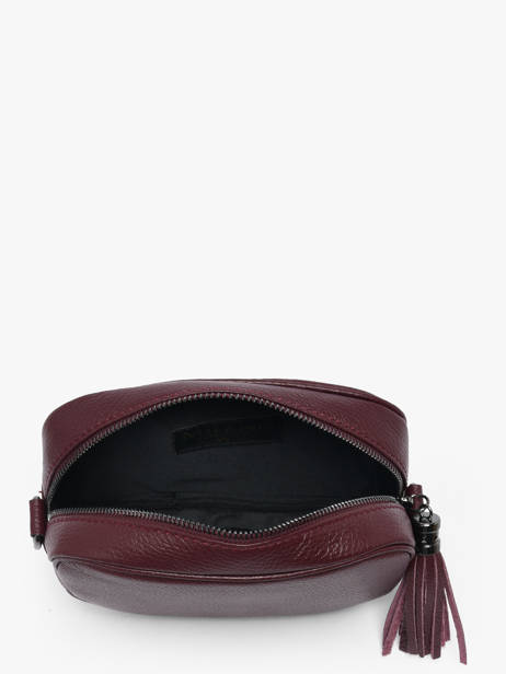 Cross Body Tas Caviar Leder Milano Rood caviar CA2006N ander zicht 2