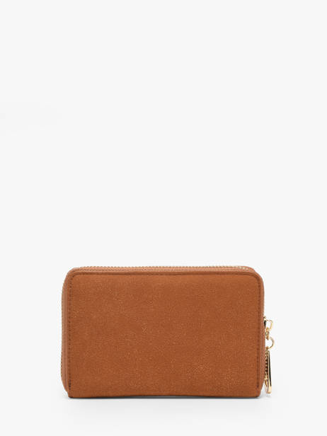 Portefeuille Laurent david Marron ld wallets 1 vue secondaire 2