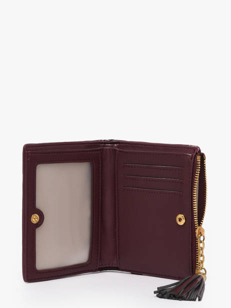 Portefeuille June Matelassé Laurent david Violet ld wallets 16 ander zicht 1