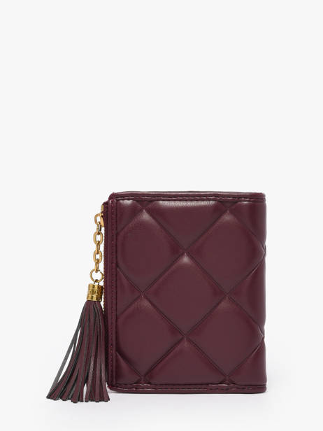 Portefeuille June Matelassé Laurent david Violet ld wallets 16 ander zicht 2