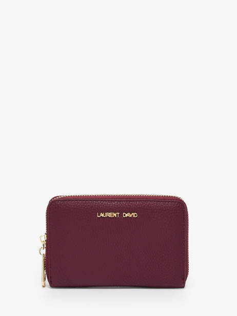 Portefeuille Laurent david Rouge ld wallets 1