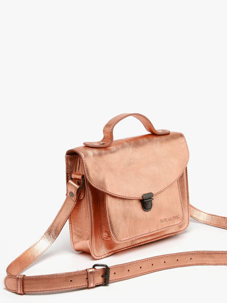 Sac  Mademoiselle George Cuir Paul marius Rose vintage GEORGE vue secondaire 2