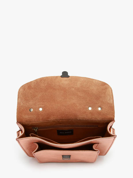 Sac  Mademoiselle George Cuir Paul marius Rose vintage GEORGE vue secondaire 3