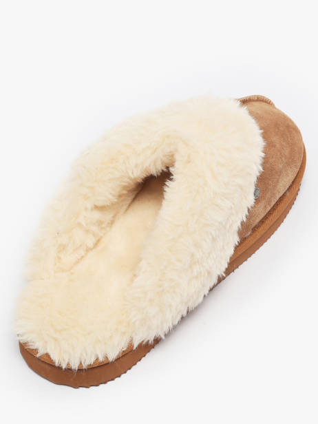 Chaussons Isotoner Marron women 97282 vue secondaire 2