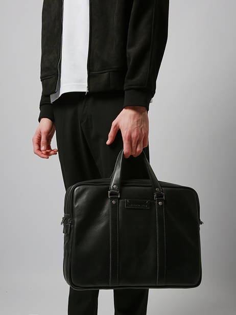 Business Tas Arthur 3 Compartimenten Arthur & aston Zwart johany 5 ander zicht 1