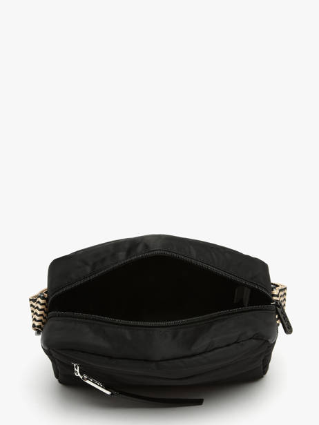 Sac Bandoulière Cumulus Nylon Recyclé Aube Noir cumulus 101CS01 vue secondaire 3