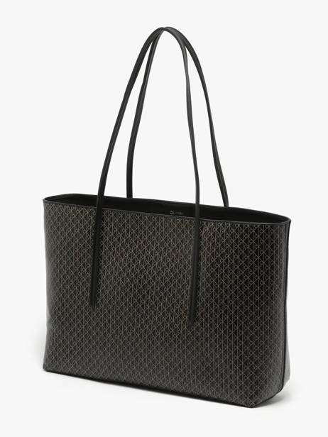 Sac Porté épaule Coated Emblem Polyester Recyclé Calvin klein jeans Noir coated emblem 4F3266G vue secondaire 1