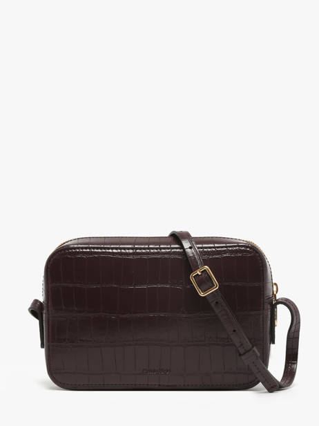 Sac Bandoulière Croc Embossed Mono Calvin klein jeans Marron croc embossed mono 4F3285G vue secondaire 4