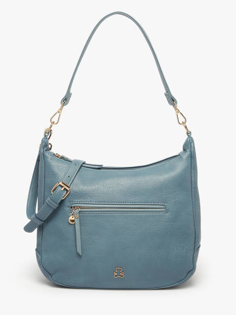 Sac Porté épaule Zip Lulu castagnette Bleu zip ZAHED
