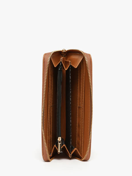 Portefeuille Lulu castagnette Marron zip CHRYS033 vue secondaire 1