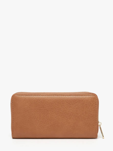 Portefeuille Lulu castagnette Marron zip CHRYS033 vue secondaire 2