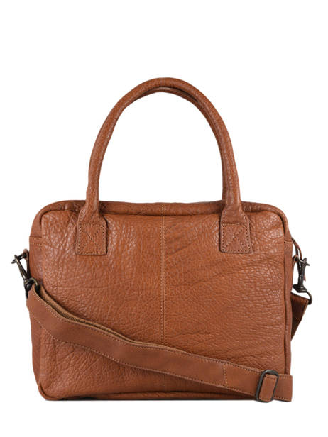 Handtas Dandy Doré Leder Paul marius Bruin dore F9774-3 ander zicht 3