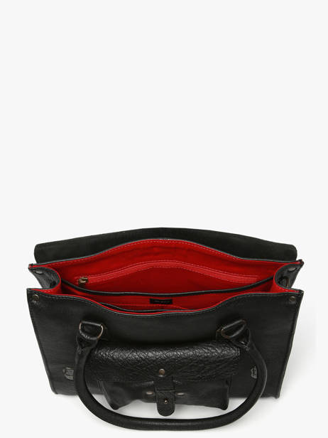 Sac Lerive Gauche M  Cuir Paul marius Noir vintage M vue secondaire 3