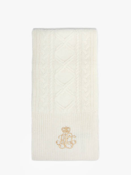 Écharpe Lauren ralph lauren Beige textile 54P04467