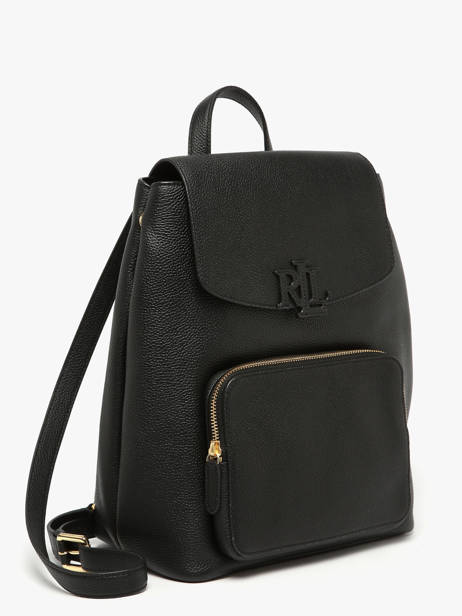 Sac à Dos Cameryn Cuir Lauren ralph lauren Noir cameryn 31969355 vue secondaire 2