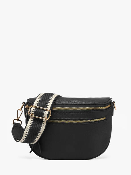 Sac Banane Sangle Gallantry Noir sangle 8