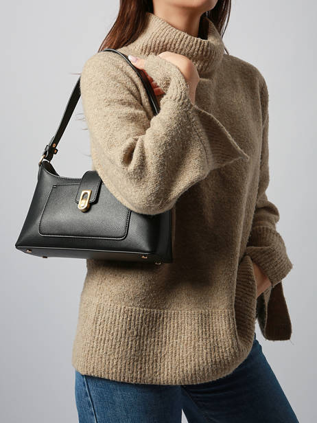 Schoudertas Merline Hexagona Zwart merline 2520208 ander zicht 1