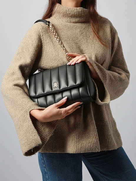 Cross Body Tas Th Grace Polyurethaan Tommy hilfiger Zwart th grace AW17669 ander zicht 1