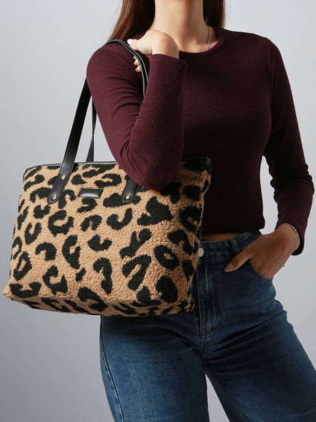 Sac Porté épaule Polaire Miniprix Marron polaire S031 vue secondaire 1