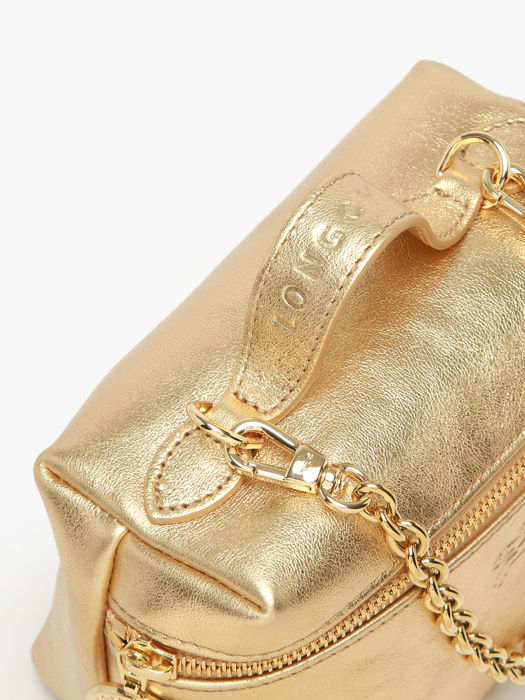 Longchamp Le pliage xtra gold Cross body tas Goud