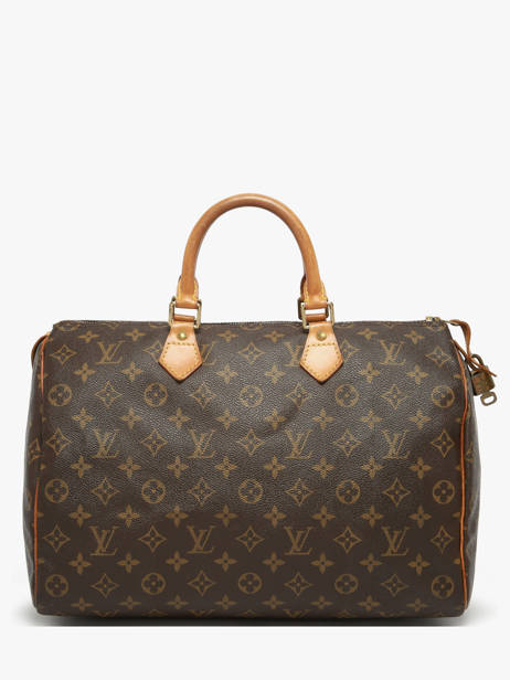 Sac Porté Main D'occasion Speedy 35 Louis vuitton Marron second life 1553900 vue secondaire 6