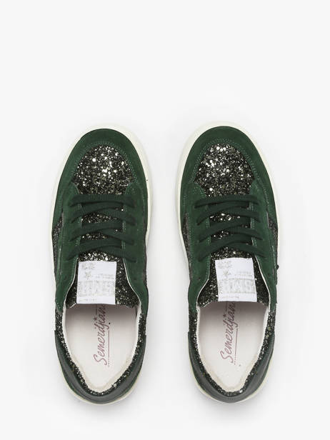 Sneakers Ale En Cuir Semerdjian Vert accessoires ALE vue secondaire 3