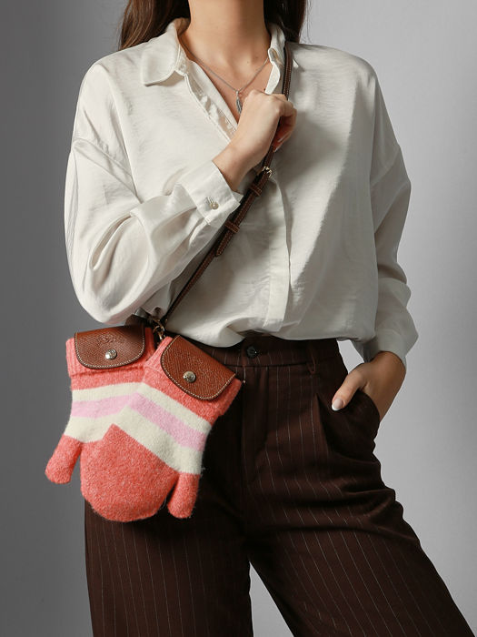 Longchamp Le pliage cocooning Sac porté travers Rose