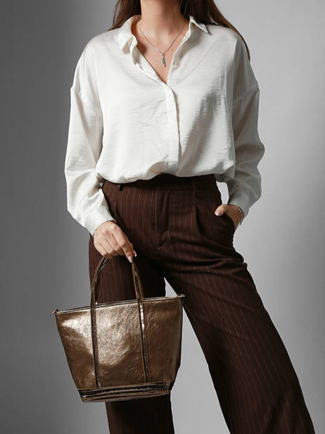 Handtas Cabas Vanessa bruno Goud cabas 20V40435 ander zicht 1