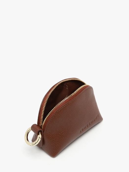 Longchamp Le foulonné Porte monnaie Marron