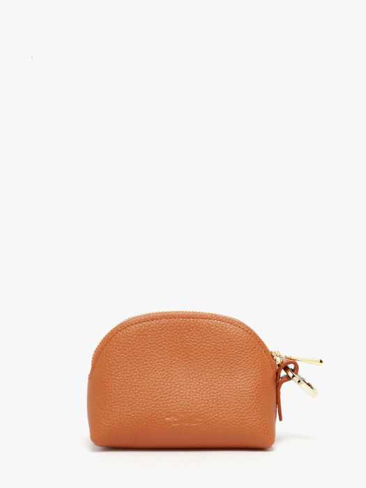 Longchamp Le foulonné Porte monnaie Orange