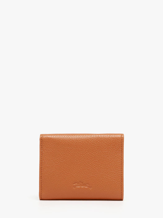 Longchamp Le foulonné Portefeuille Orange
