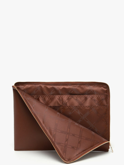 Longchamp Le foulonné Papierhouder Bruin