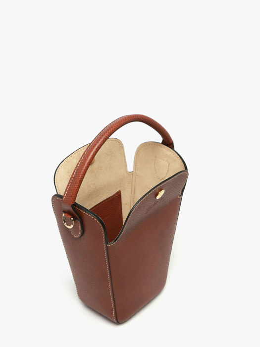 Longchamp Epure Sac porté travers Marron