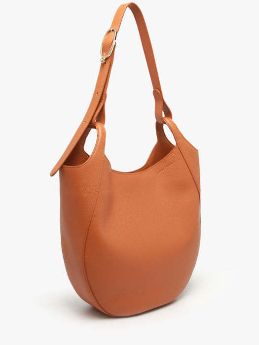 Longchamp Le foulonné Schoudertas Oranje