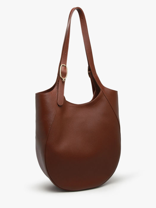 Longchamp Le foulonné Besace Marron