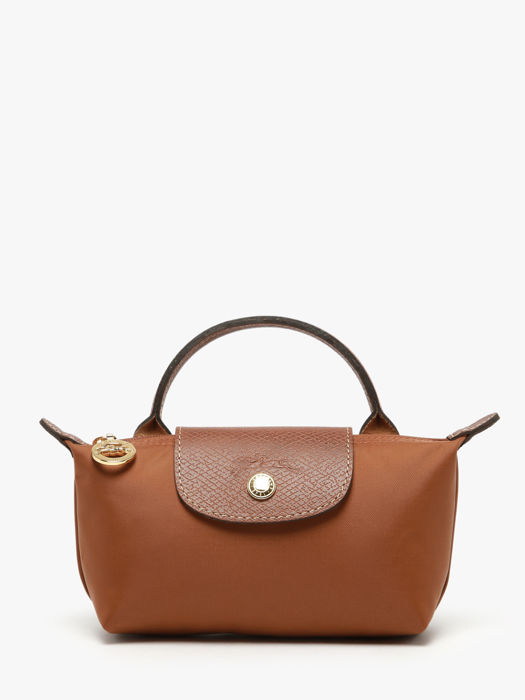 Longchamp Le pliage original Clutch Bruin