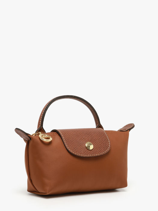 Longchamp Le pliage original Clutch Bruin