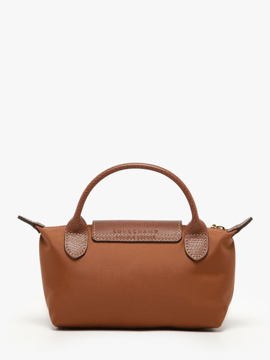 Longchamp Le pliage original Clutch Bruin