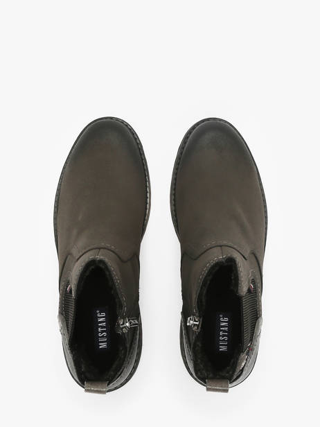Chelsea Boots Mustang Zwart men M0021005 ander zicht 3