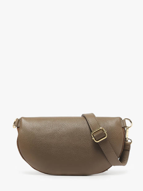 Sac Banane Milano Marron velvet caviar VC24111 vue secondaire 3