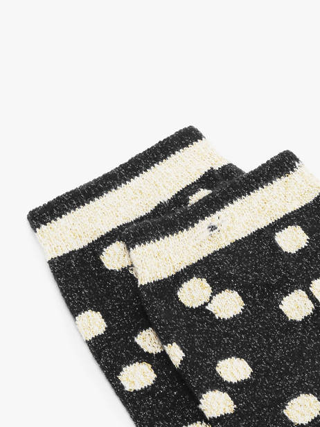 Sokken Cabaia Zwart socks women MINUIT ander zicht 1