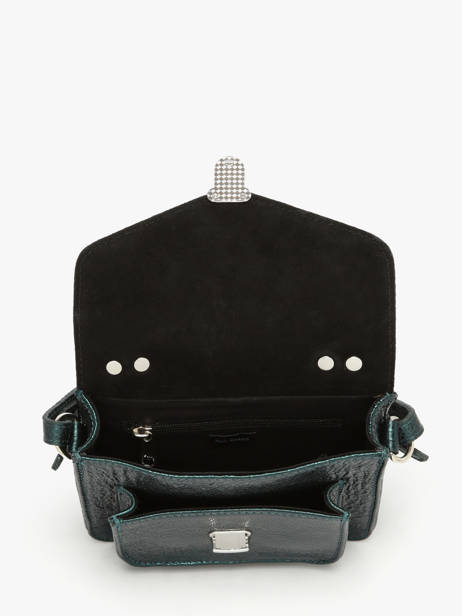 Sac Bandoulière Minuit Cuir Paul marius Vert minuit GEORXMIN vue secondaire 2