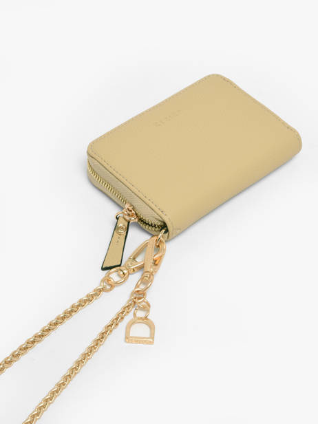 Portemonnee Equestre Leder Etrier Beige equestre EEQT096M ander zicht 2