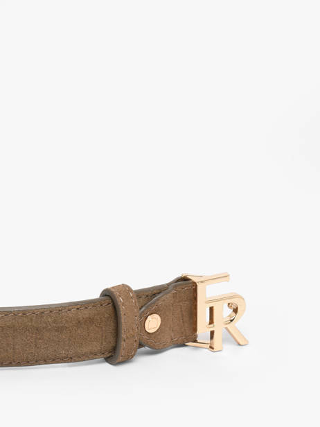 Riem Equestre Croco Etrier Bruin equestre croco EECQ414C ander zicht 1