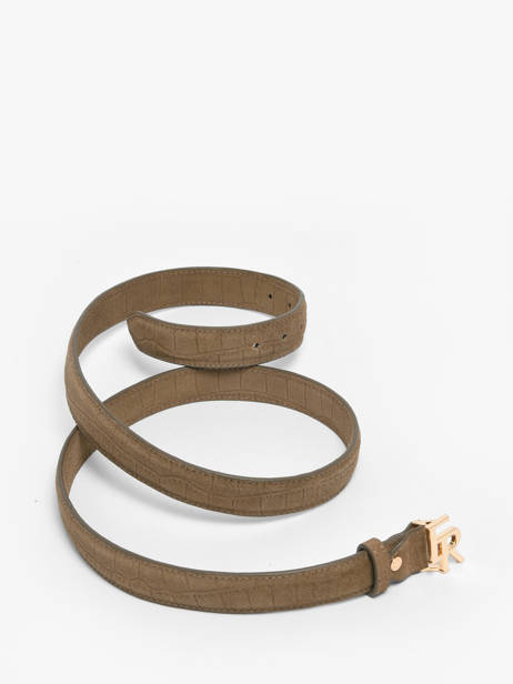 Riem Equestre Croco Etrier Bruin equestre croco EECQ414C ander zicht 2