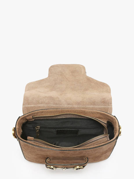 Sac Bandoulière Velvet Cuir Milano Marron velvet VE260611 vue secondaire 3